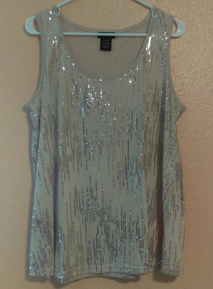 Lane Bryant Tops - Lane Bryant sequin tank top Lane Bryant Tops - Lane Bryant sequin tank top